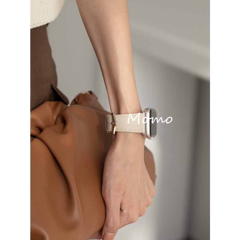 Dây Đeo Bằng Da Dành Cho Đồng Hồ Smart Watch Series 7 6 SE 5 4 3 2 1 41mm 45mm 40mm 44mm 42mm 38mm