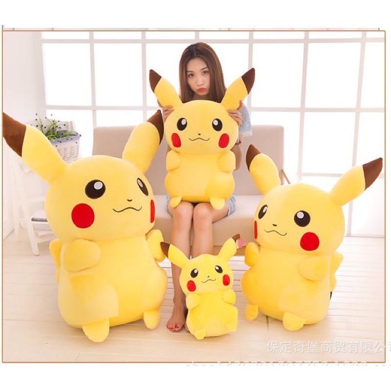 ❤️Sỉ Giá Xưởng❤️ Gấu Bông Pikachu Siêu Êm Mềm Mịn