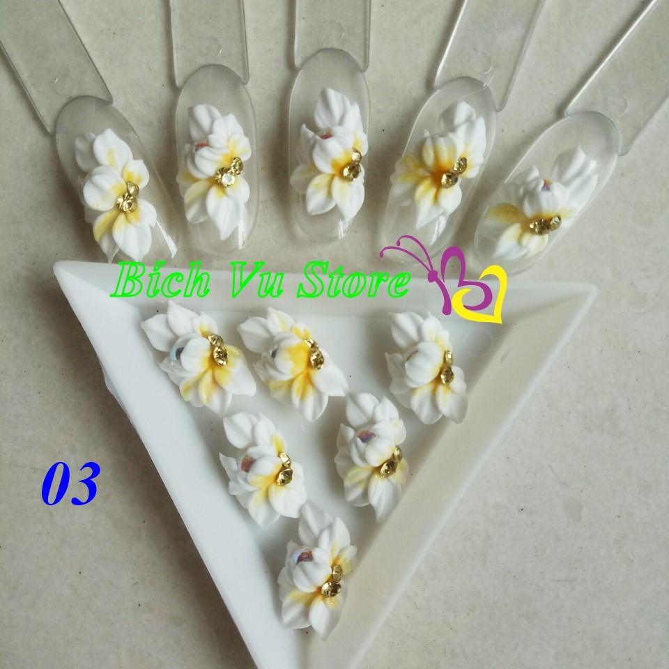 Hoa bột nỗi 4D, Fantasy 21k/cặp | Cúc gân | BigBuy360 - bigbuy360.vn