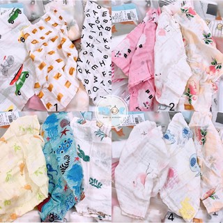 Set 3 khăn mặt sợi tre Muslin tree