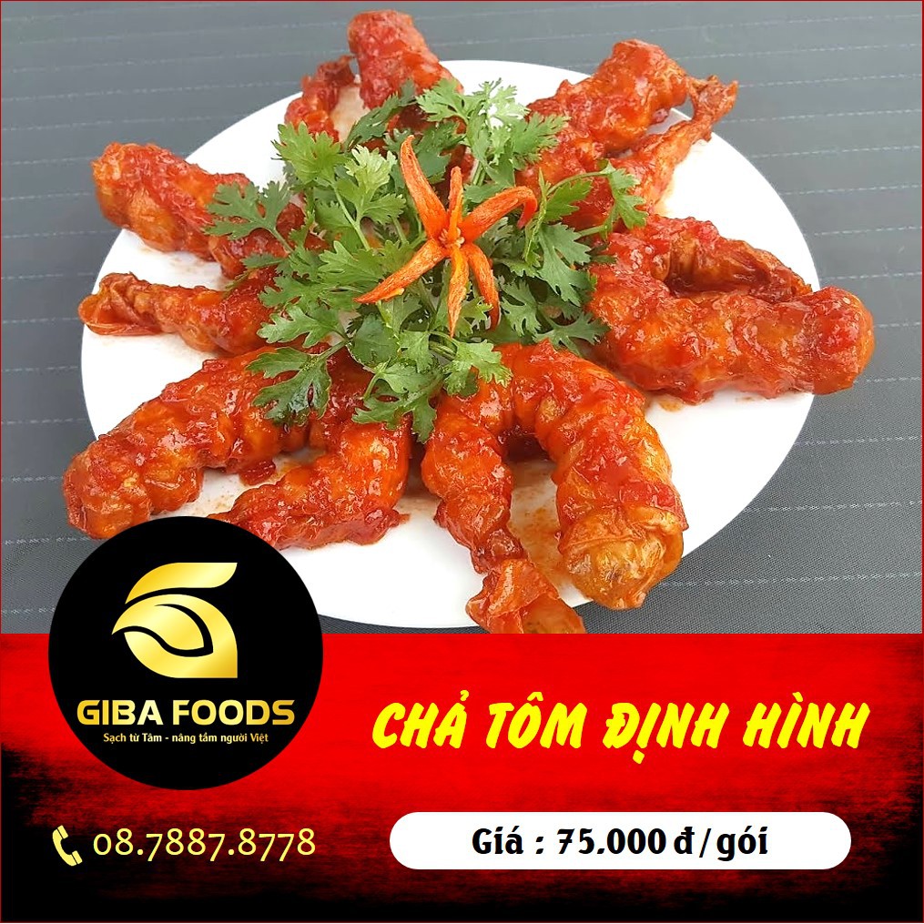GIBAFOODS - SỈ/LẺ - CHẢ TÔM ĐỊNH HÌNH/ Gói 500gr | BigBuy360 - bigbuy360.vn