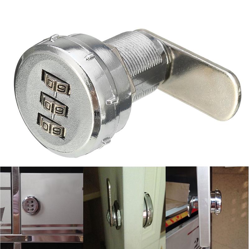 Ổ khóa tủ bằng mật mã 3 số hiện đại bảo mật cao