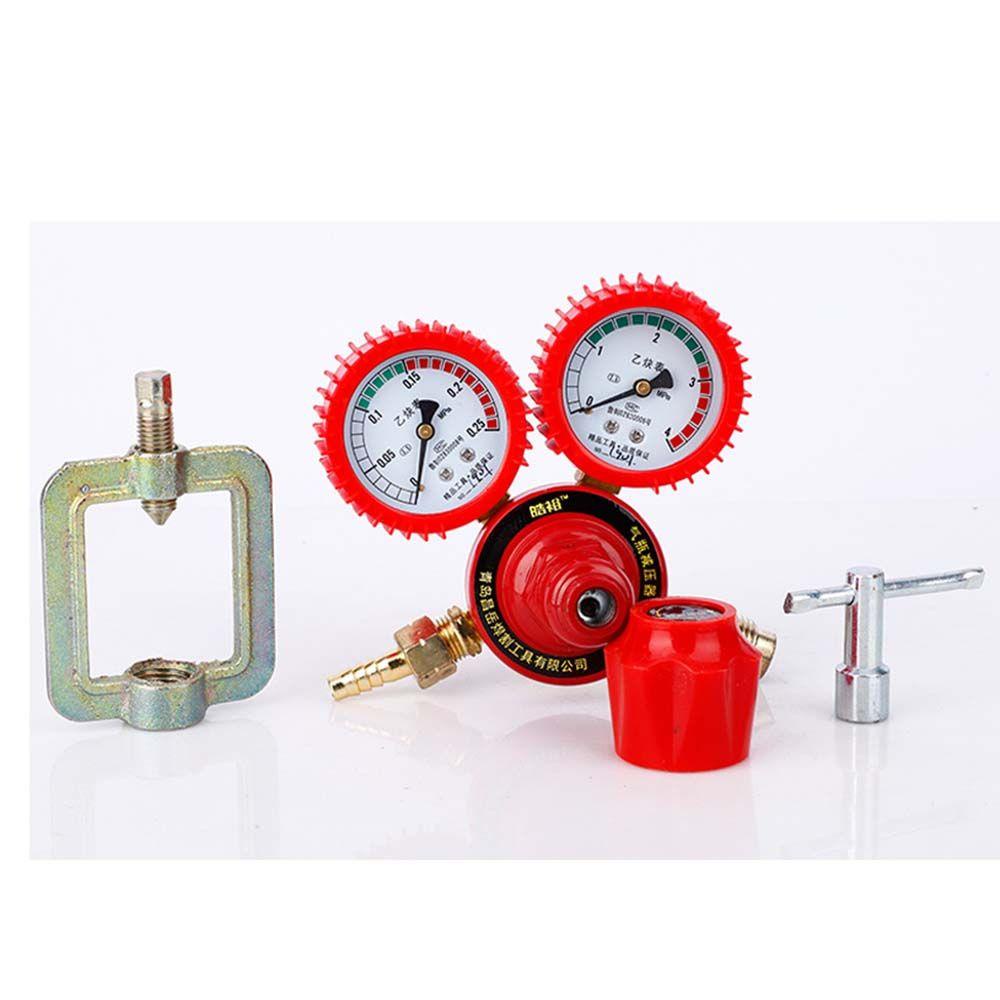 LONTIME Đồng Hồ Đo Áp Suất Khí Ga Acetylene Giảm Áp Lực DIY