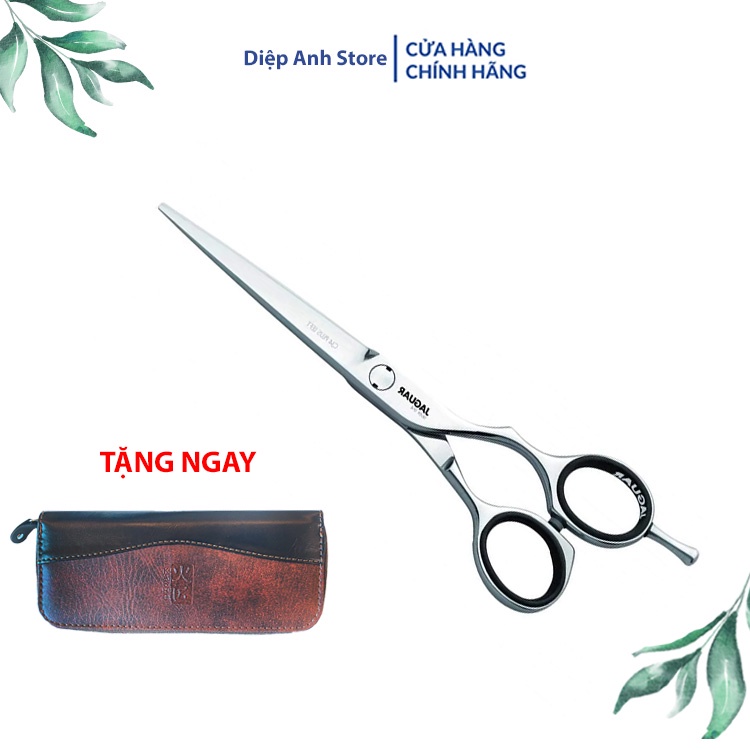 Kéo cắt tóc tay trái MERCURY JAGUAR (Tặng bao da)