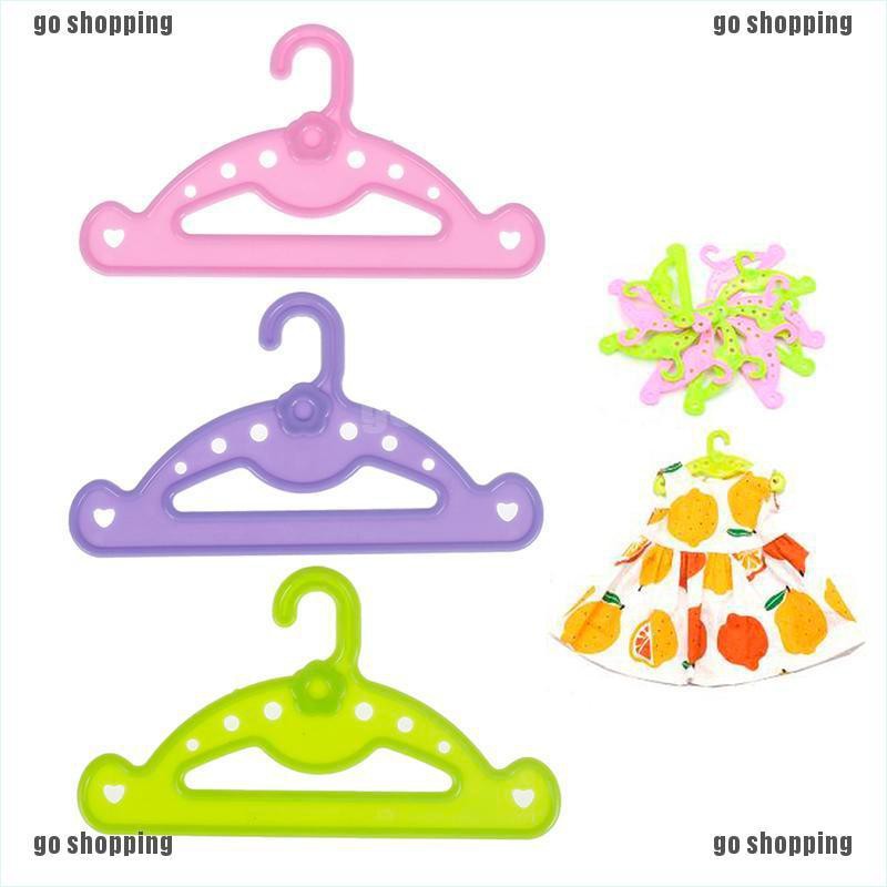 {go shopping}5pcs Hangers doll clothes accessories hanger fit 18 inch doll &amp;43cm doll
