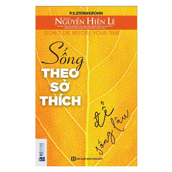 Sách Sống theo sở thích để sống lâu + tặng kèm bút hoạt hình