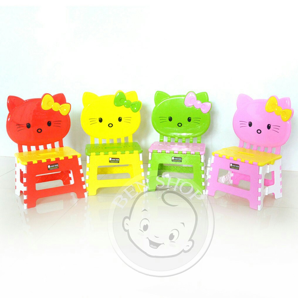 Ghế Xếp Mèo Kitty | BigBuy360 - bigbuy360.vn
