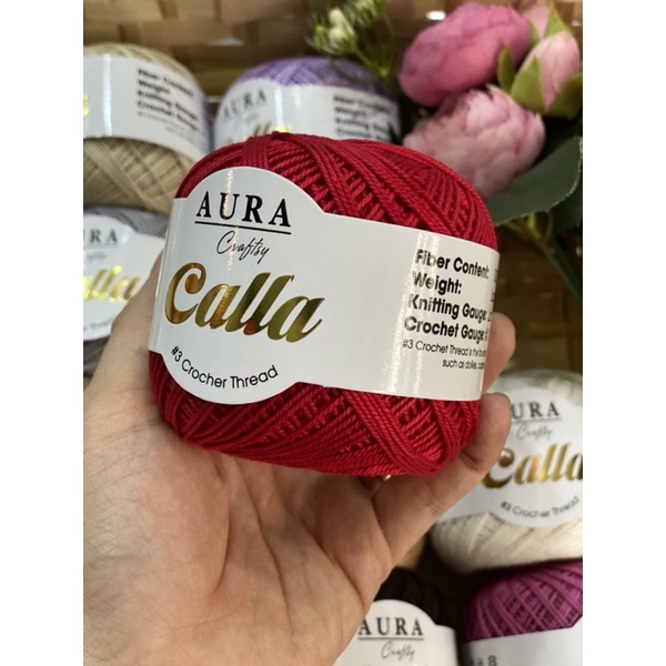 Sợi hè Aura Calla #3 Crochet Thread