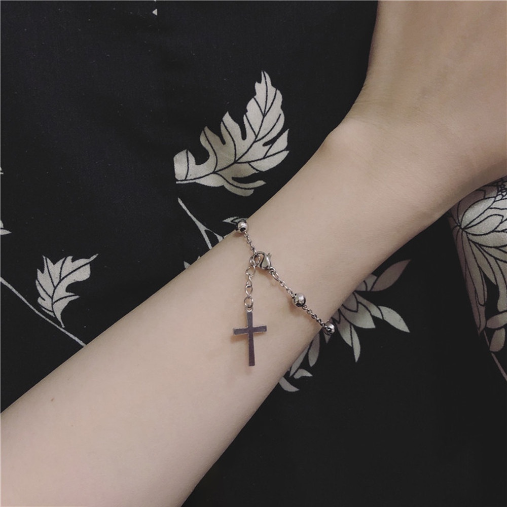 Vòng tay chuỗi hạt phối tua rua thời trang Hàn Quốc cổ điển cho nam nữ Yanqueens Trang sứ Quà tặng