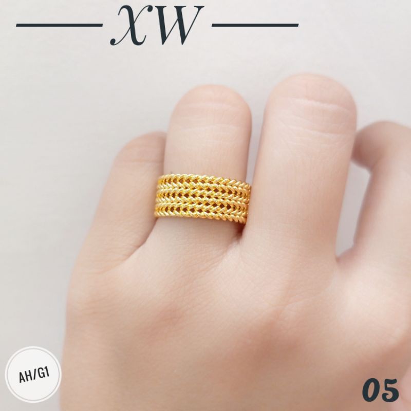 Nhẫn Mạ Vàng 24k Xw30052101