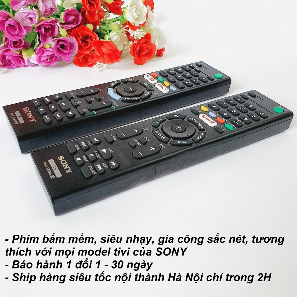 Điều khiển tivi sony , remote tivi Sony smart RMT-TX200, TX300 hàng cao cấp