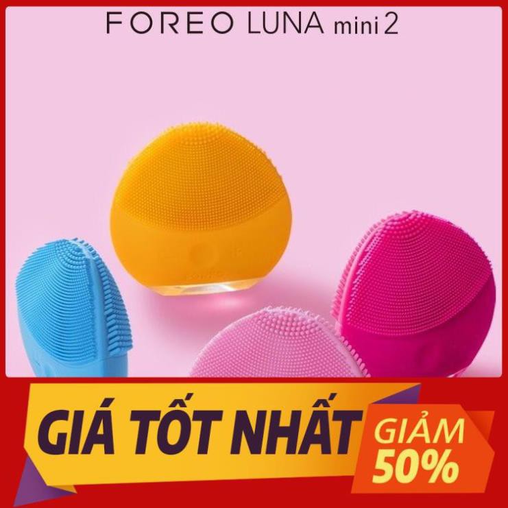 [ HÀNG CHÍNH HÃNG ] [CÓ SẴN - BẢO HÀNH] MÁY RỬA MẶT FOREO LUNA MINI 2