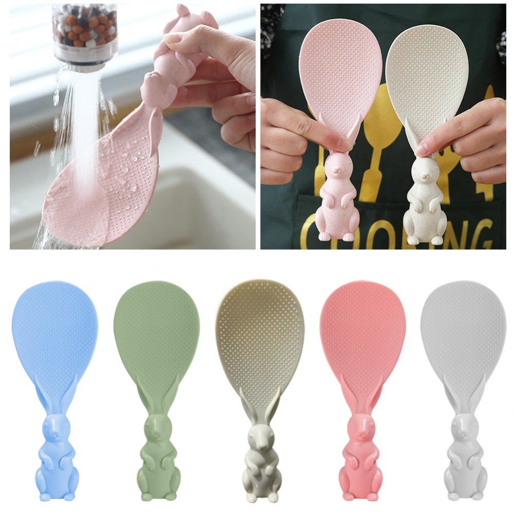 Muỗng xới cơm chống dính hình thỏ mới