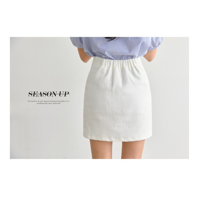 Chân váy ulzzang xẻ 1 bên chân váy xẻ có màu trắng bigsize có size đại | BigBuy360 - bigbuy360.vn