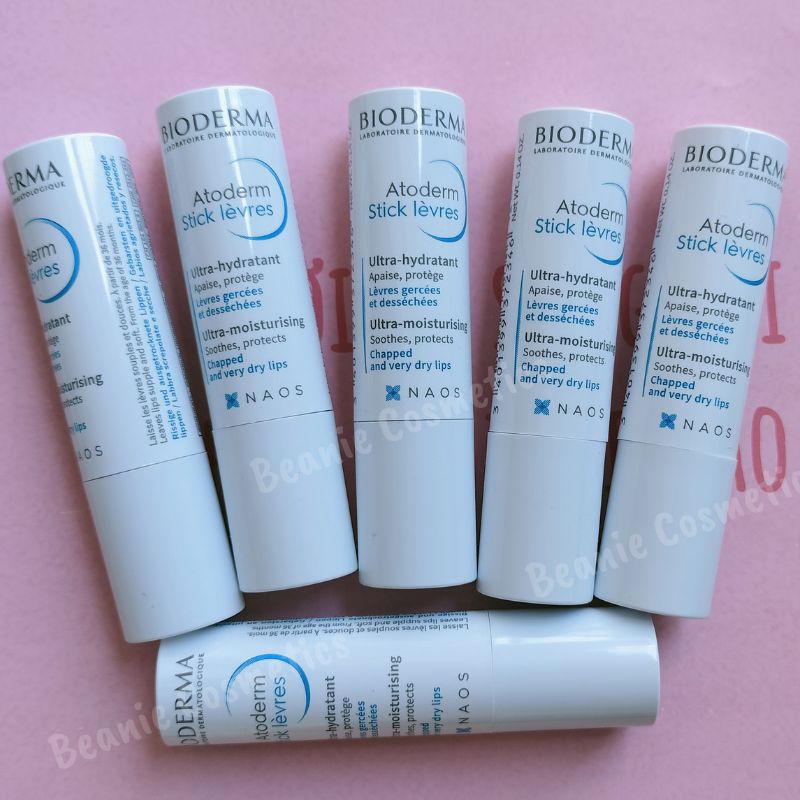 Son dưỡng môi Bioderma Atoderm Stick Lèvres 4g nội địa Pháp không màu
