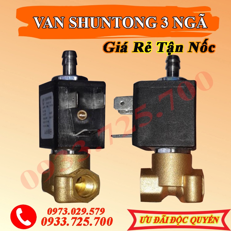 Van Điện Từ SHUNTONG 3 Ngã Máy Pha Cà Phê - Phụ Kiện & Linh Kiện Máy Pha Cafe.