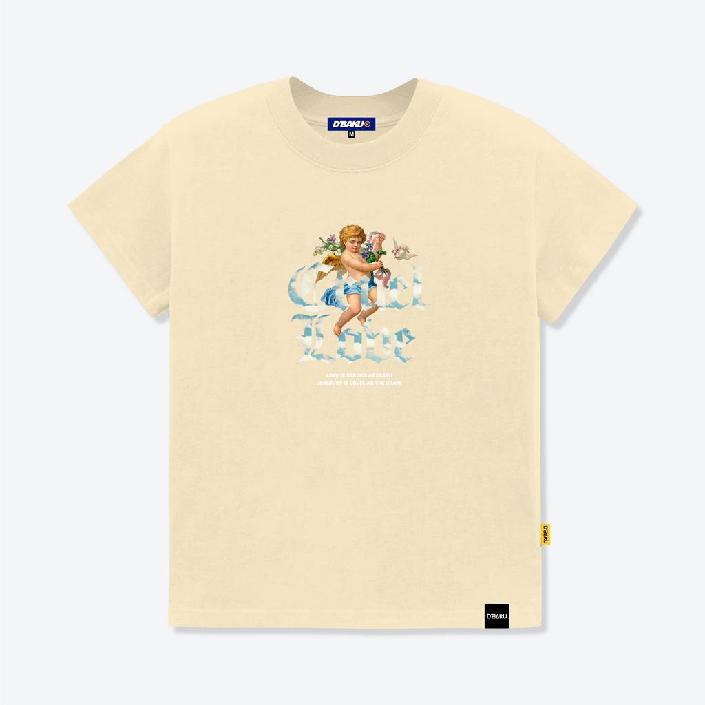 Áo thun Baby Tee cotton 100% - CRUEL LOVE (Tặng kèm túi Tote)