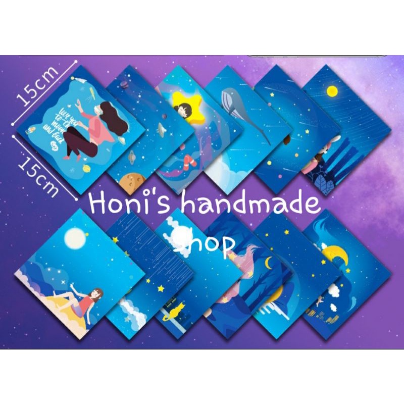 Giấy xếp origami hoa, động vật 2 mặt 15x15cm 50 tờ nhiều mẫu