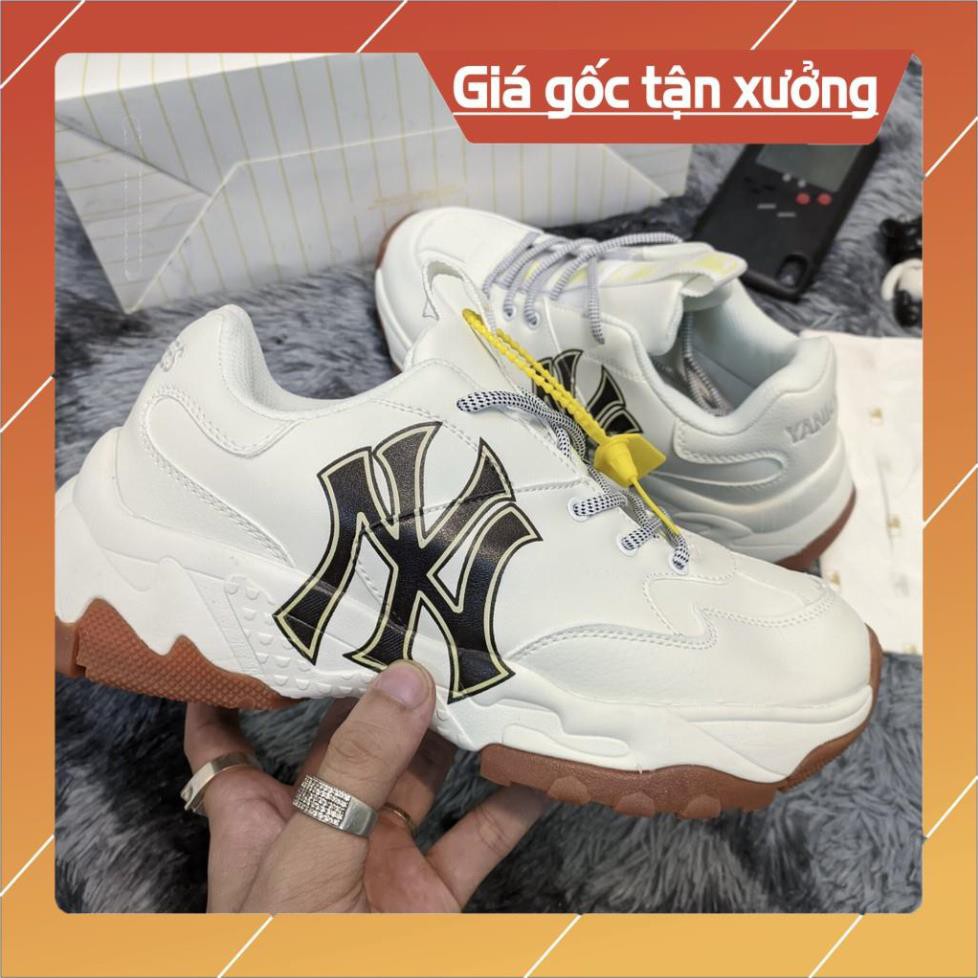 [FreeShip–Sale hàng cao cấp] Giày thể thao nam nữ Sneaker MLB NY Xịn sò Full phụ kiện, Giầy MlB đi bộ, đi chơi, tập GYM