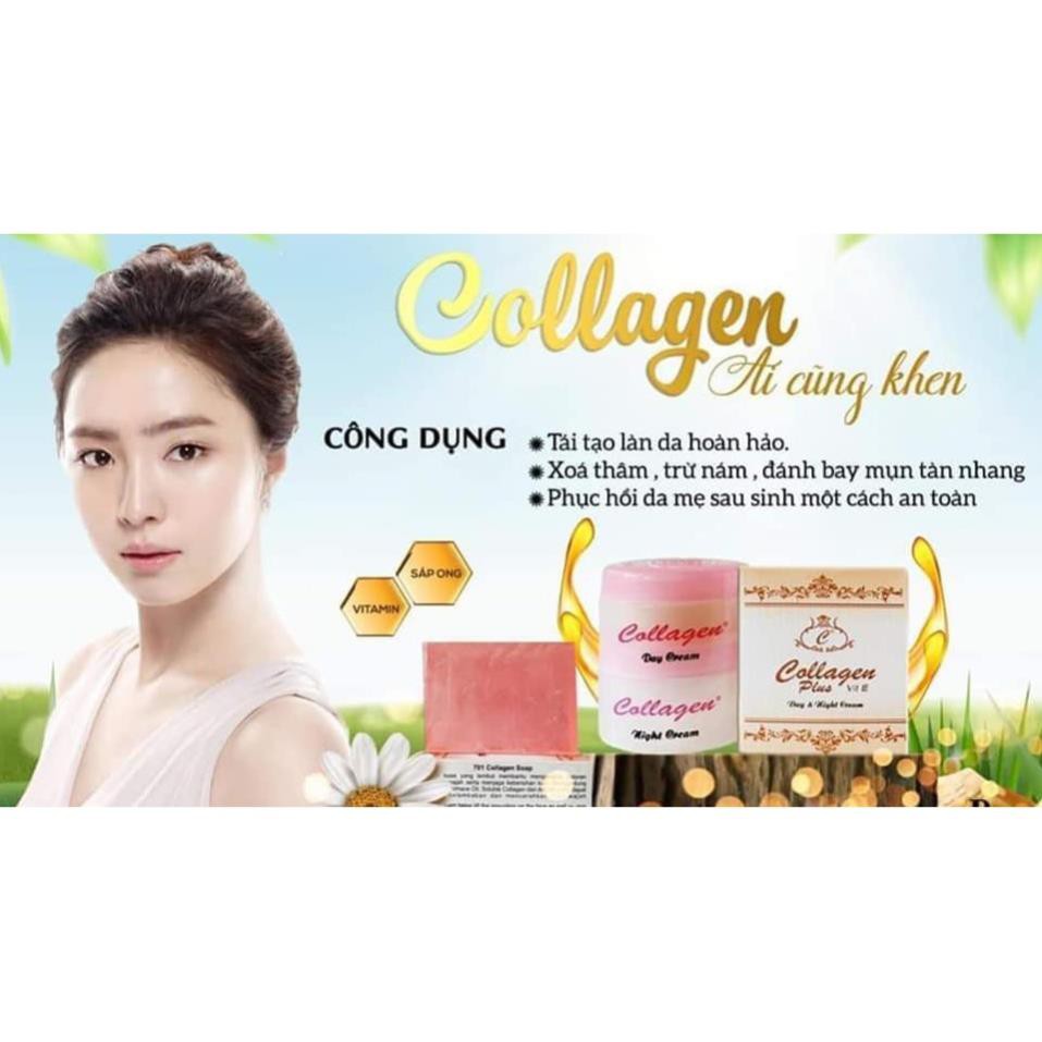 Combo serum và Bộ kem colagen Plus Vit e ---a | BigBuy360 - bigbuy360.vn