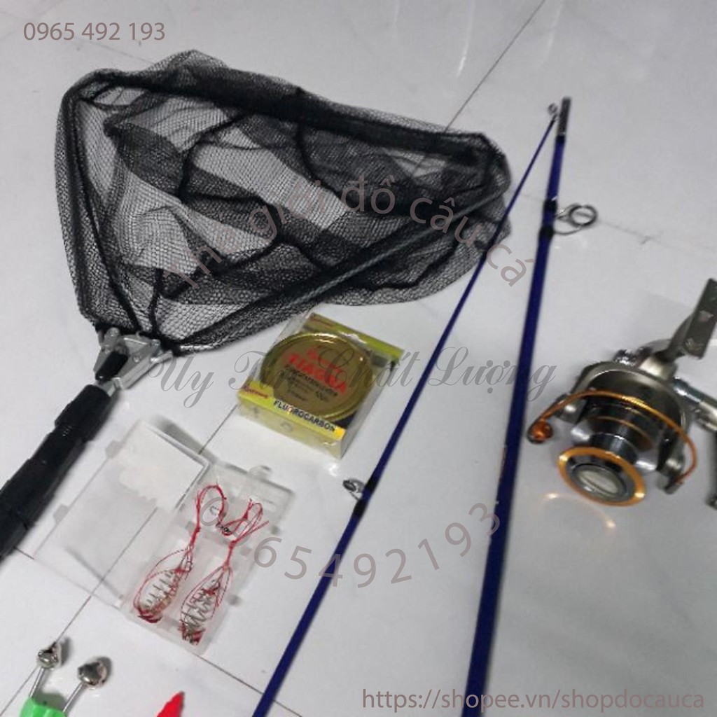 Bộ cần 2 khúc 2m7 máy gs6000 tặng kèm phụ kiện ( rẻ vô địch )