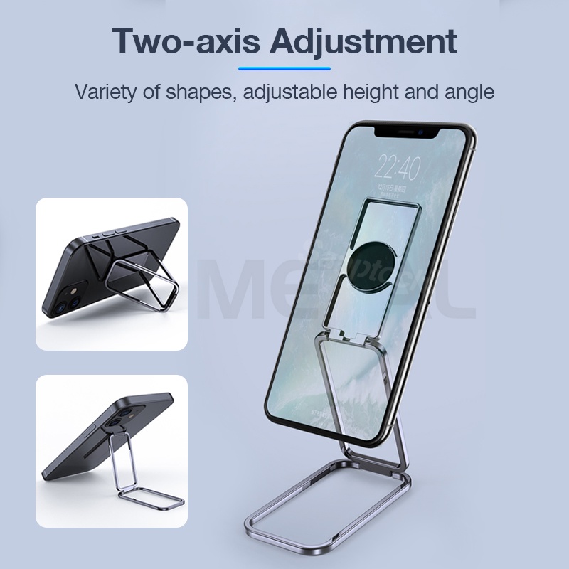 Sanptoch Slim Folding Finger Ring Holder 360 Degree Ultra-Thin Metal Phone Stand For iPhone iPad Smartphones Tablets