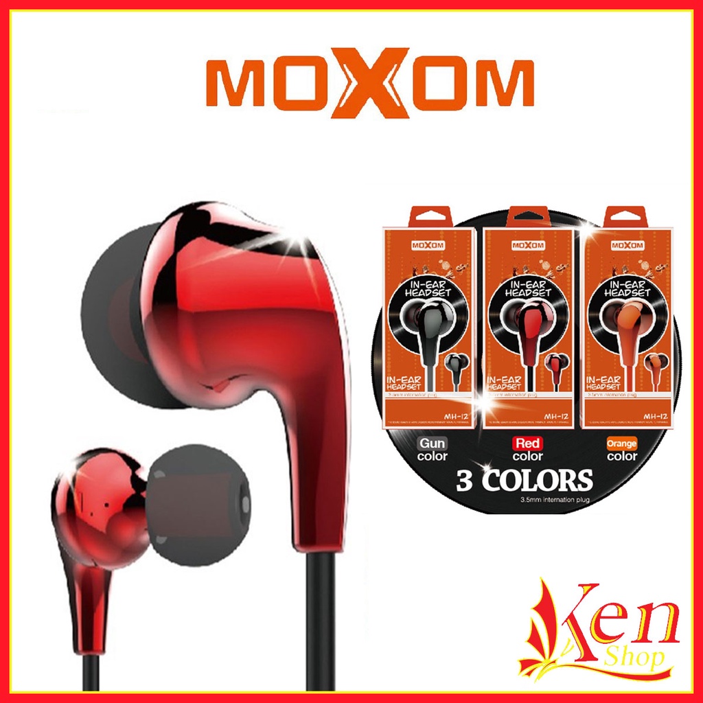 Tai Nghe Có Dây Nhét Tai Chính Hãng MOXOM MH - 06 / 08 / 10 / 11 / 12 / 13 / 14 Giá Rẻ