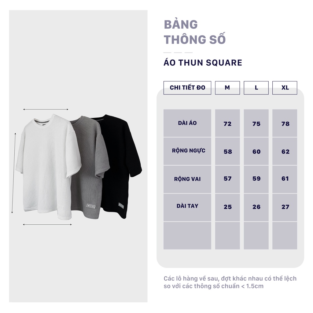 Áo thun tay lỡ Square City Cycle - Áo phông Unisex form rộng hàng cao cấp Local Brand