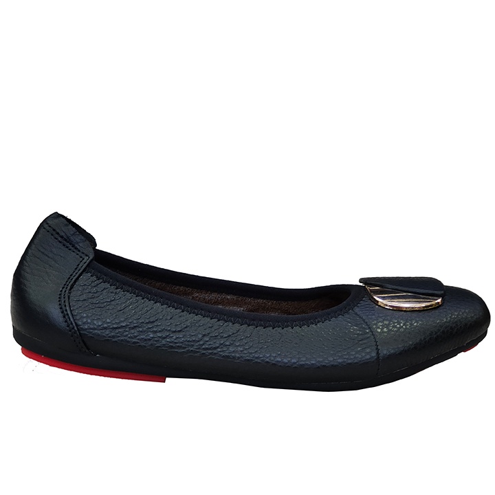 Giày nữ búp bê đế bệt 1,5cm HÀ NAM da bò thật thời trang cao cấp GBBN2041