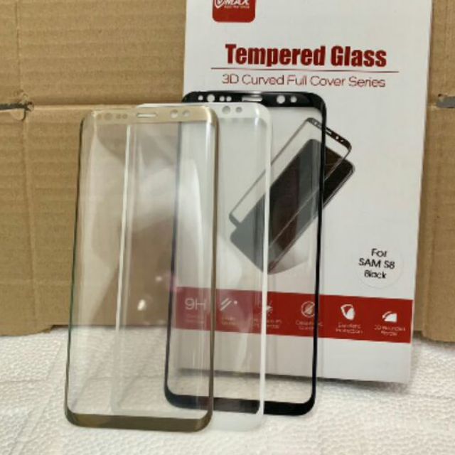 Kính cường lực Vmax 3D cho Galaxy S8 Full màn hình ( Chính hãng )