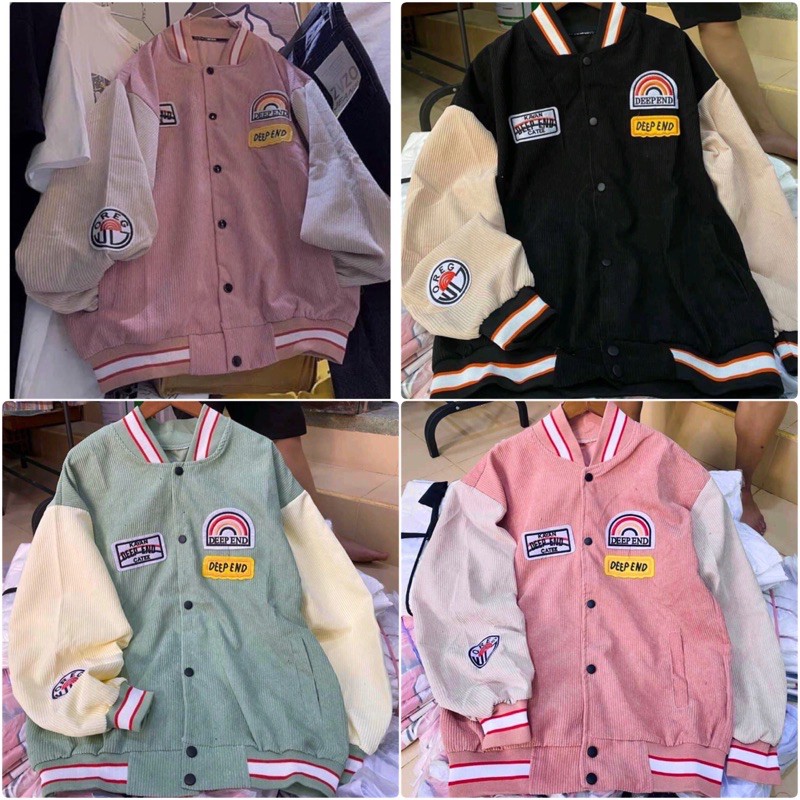 ÁO BOMBER NHUNG CẦU VÒNG