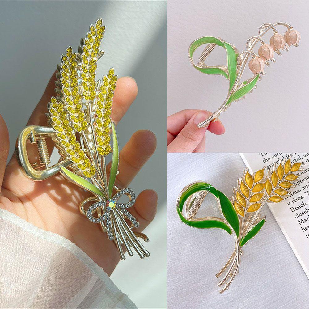 Kẹp Tóc Càng Cua Bằng Kim Loại Tạo Kiểu Tóc Thời Trang Dự Tiệc