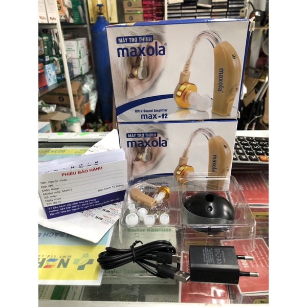 Máy trợ thính không dây maxola,tai nghe trợ thính không dây cho người già sạc pin, lọc tiếng ồn maxola