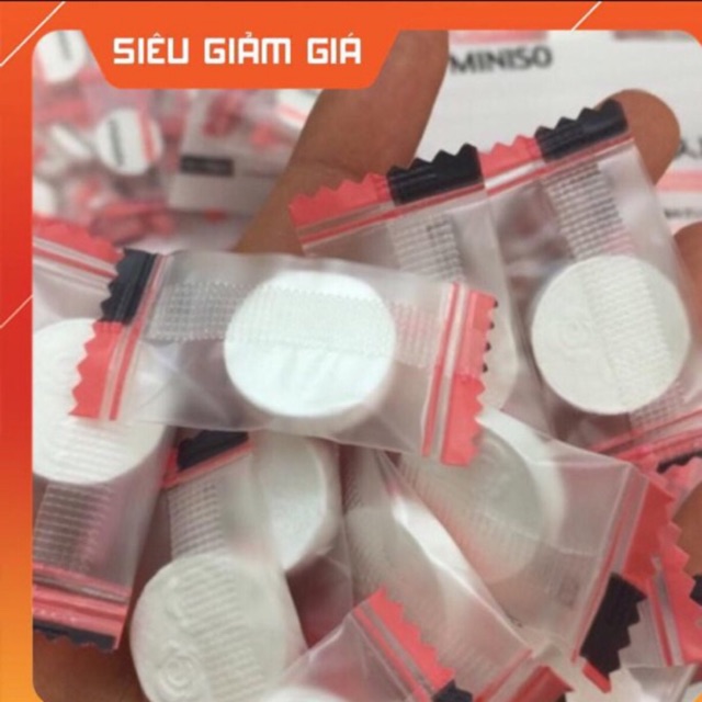 [COMBO] Mười Viên Mặt Nạ Giấy Nén Miniso Nhật Bản