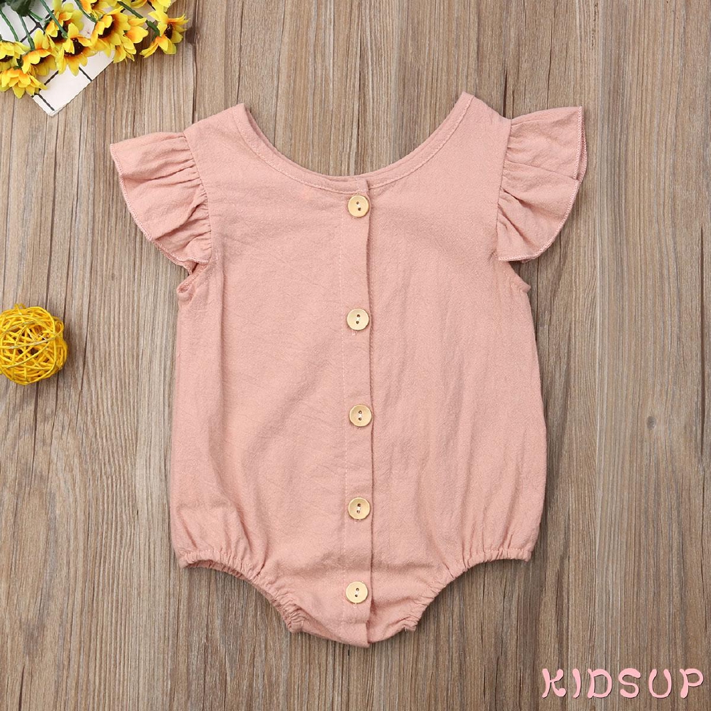 Bộ áo liền quần cánh tiên xinh xắn dành cho bé gái