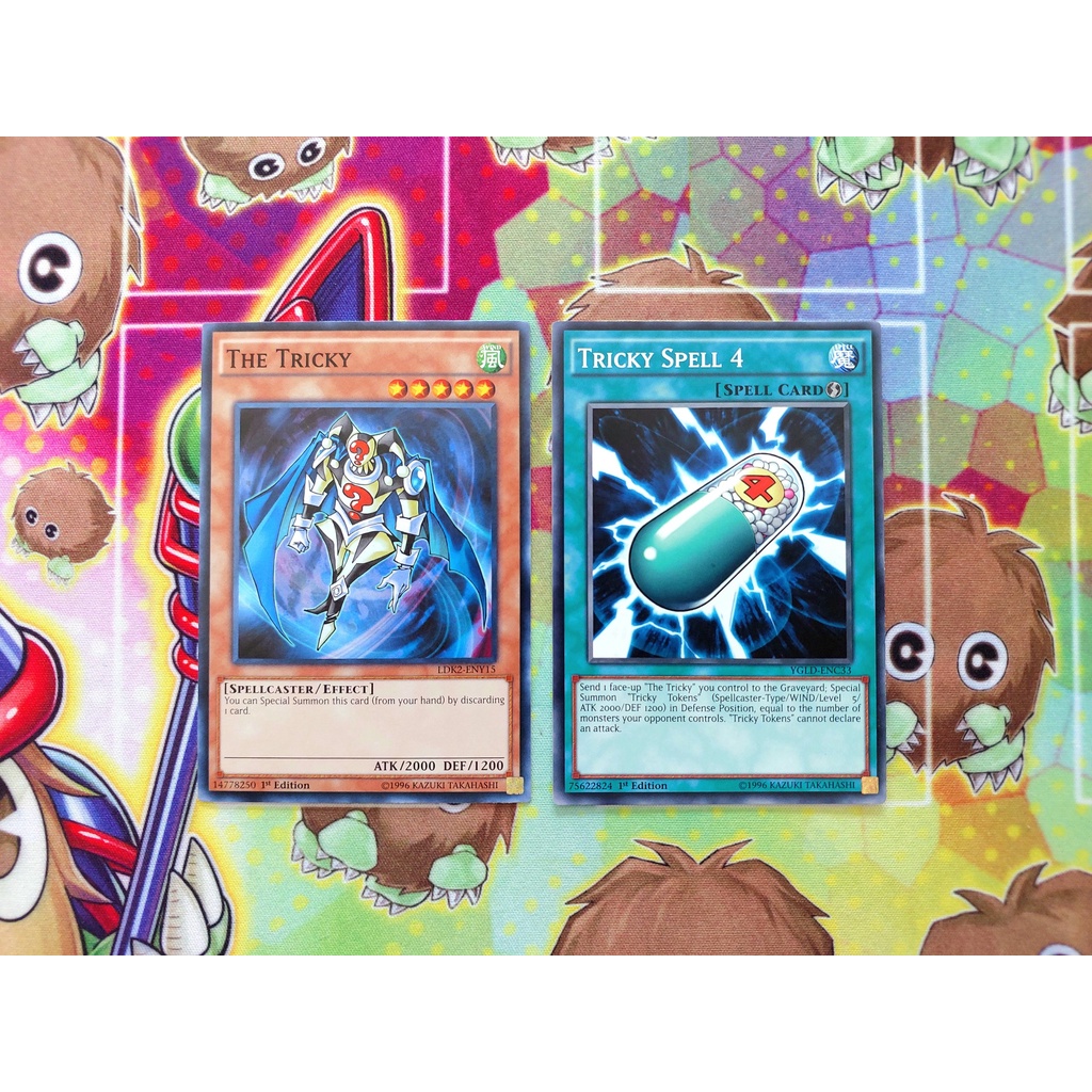 Set Thẻ Bài Mint90 Yugioh Monster The Tricky  - Common