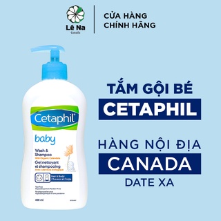 Tắm gội cho bé Cetaphil Baby Wash & Shampoo