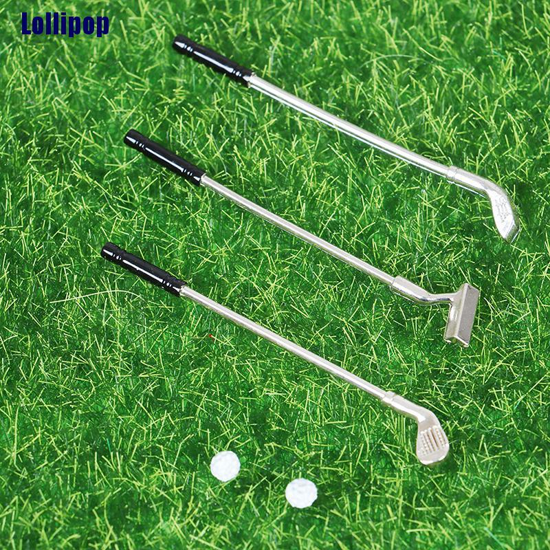 Bộ 5 Mô Hình Sân Golf Tỉ Lệ 1: 12 Trang Trí Nhà Búp Bê