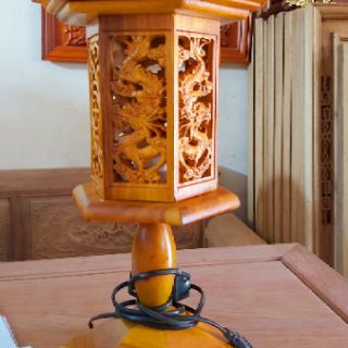 đèn thờ gỗ mít