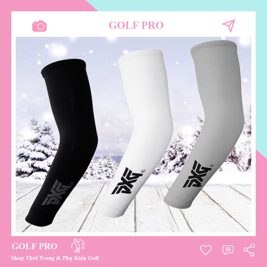 Xà cạp golf nam nữ chống nắng tia UV bao ống tay PXG thoáng khí thấm hút mồ hôi cao cấp XC002