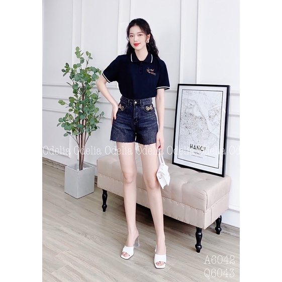 Áo polo cổ đức ngắn tay năng động A6042