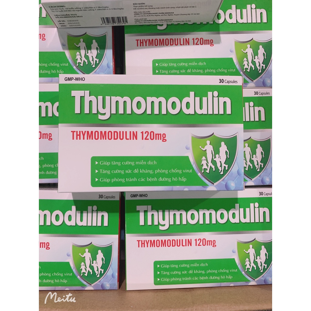 Thymomodulin 120mg-Hỗ Trợ Tăng Cường Khả Năng Miễn Dịch, Tăng Sức Đề Kháng