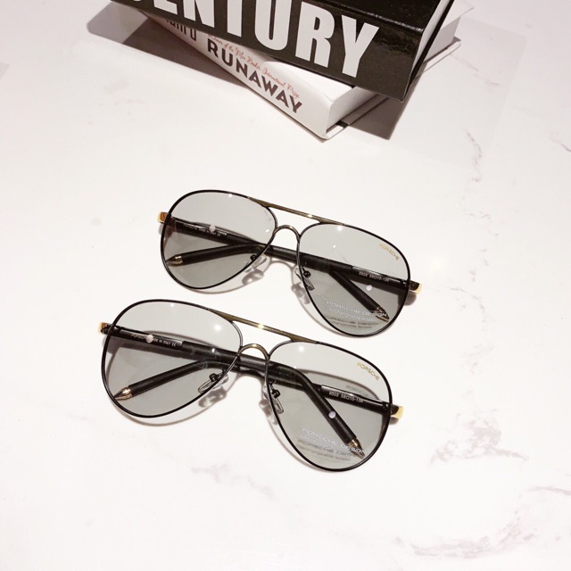 [VIDEO TEST] Kính nam Por phân cực đổi màu đi nắng đi đêm - Tặng kèm hộp đựng kính da và khăn lau | BigBuy360 - bigbuy360.vn