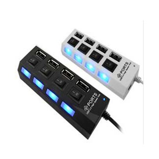 Hub USB 4P Hình ổ điện có công tắc