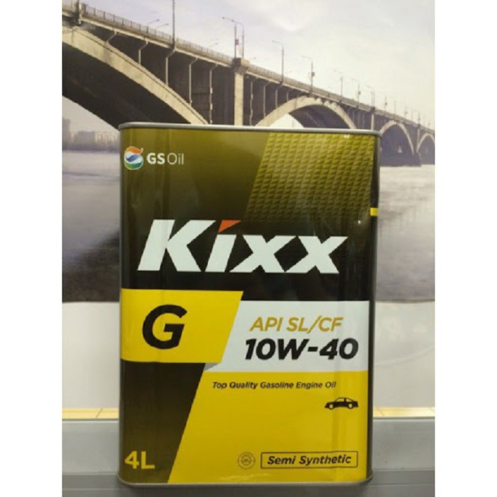 { MÁY XĂNG } Dầu Nhớt KIXX G SL 10W-40, 4 Lít. Chuyên Dùng Cho Xe &gt; 40K KM - Hàng Chính Hãng