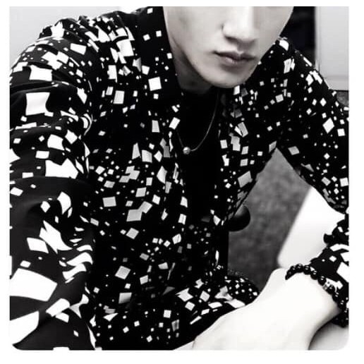 SLP SHIRT - Áo sơ mi Saint Laurent Square Print Silk