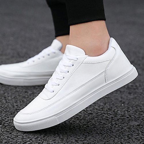 Giày Sneaker Nam UDANY Dáng Thể Thao Nam Màu Trắng Kiểu Cơ Bản Dễ Dàng Phối Đồ Đi Học Đi Chơi - SN19