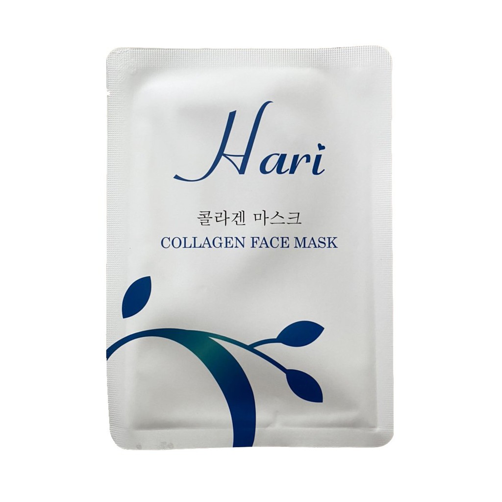 Mặt nạ collagen tái tạo, phục hồi da, chống lão hóa Hari Collagen Face Mask 1 miếng