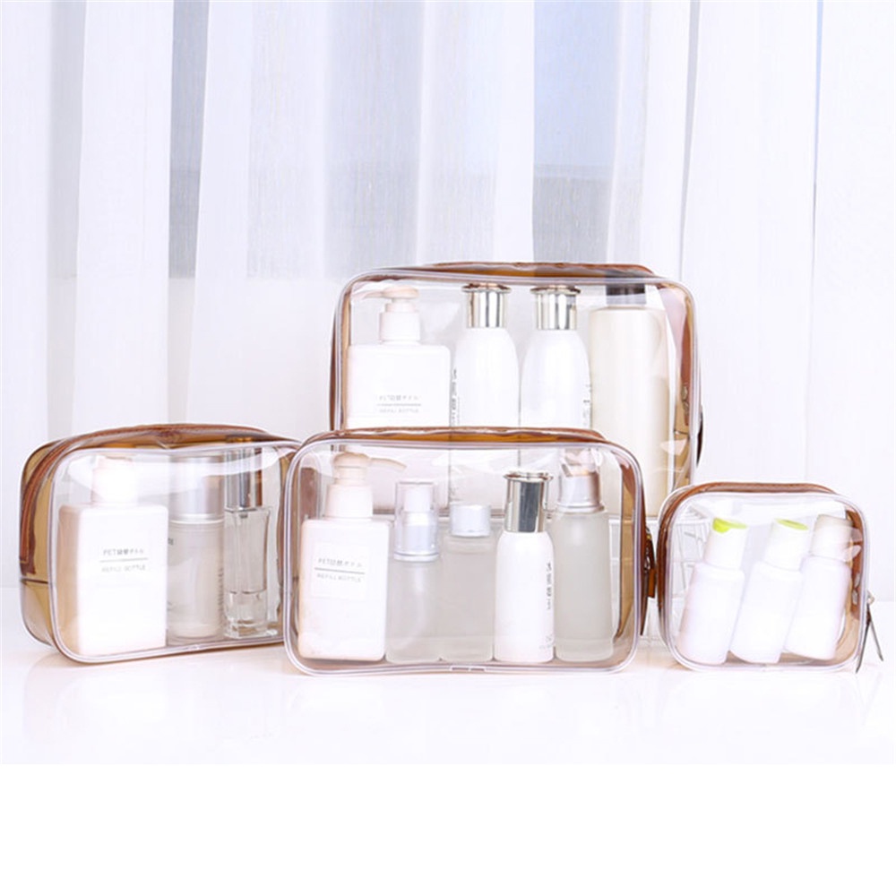 Túi nhựa PVC trong suốt đựng đồ trang điểm tiện dụng
