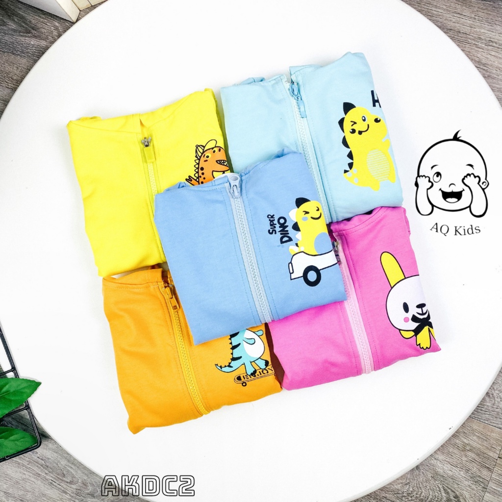 [BÉ 18-28kg] Áo Khoác Chống Nắng Minly Baby Vải Da Cá Dày Dặn, Phối Tai Thỏ Dễ Thương Size 130-170 Cho Bé Unibaby AKDC